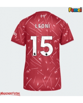 Liverpool Giovanni Leoni #15 Tricou Fotbal Replică 2026-27 Femei Acasa Liverpool Giovanni Leoni #15 Tricou Fotbal Replică 2026-27 Femei Acasa